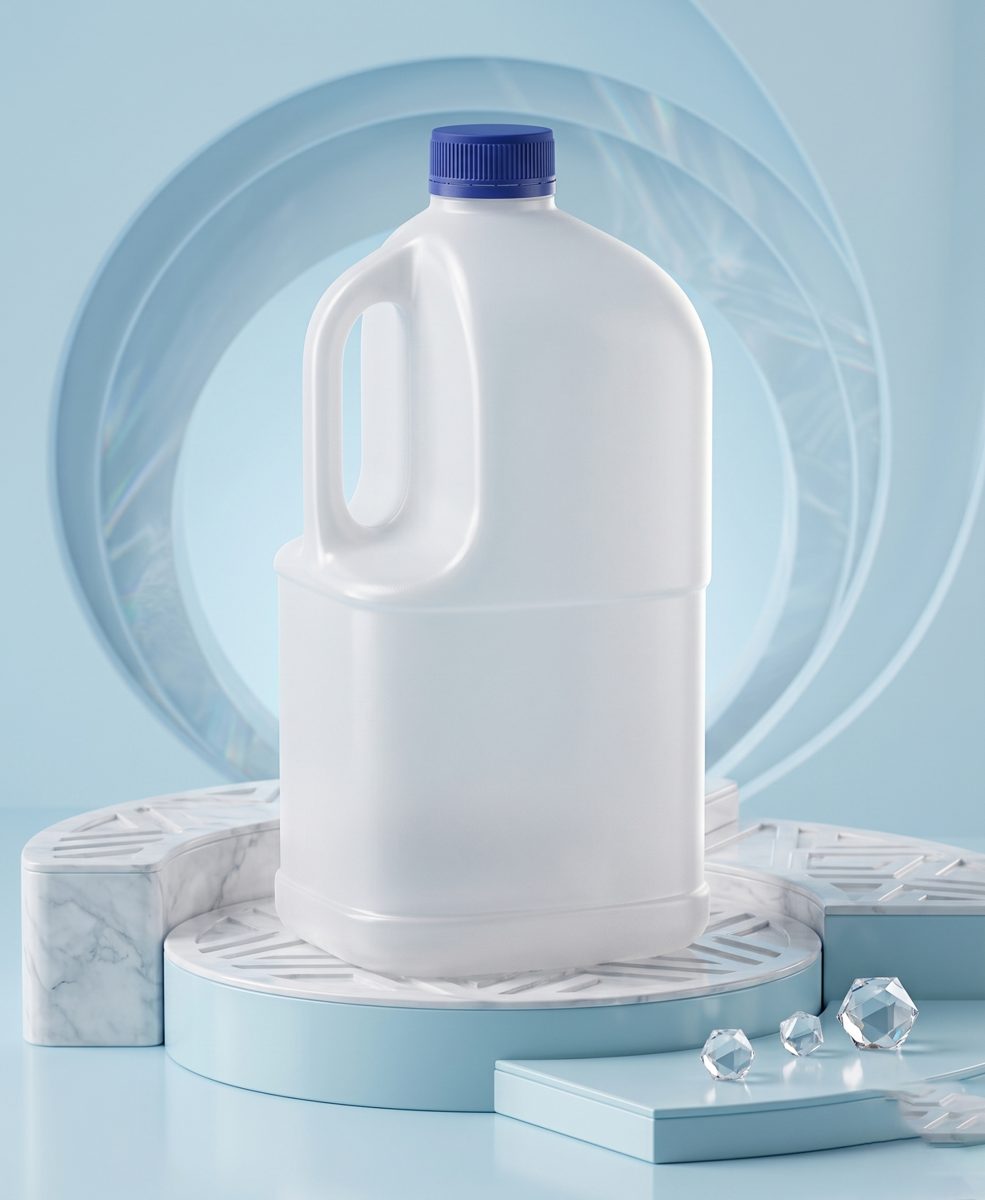 Dairy jug with handle