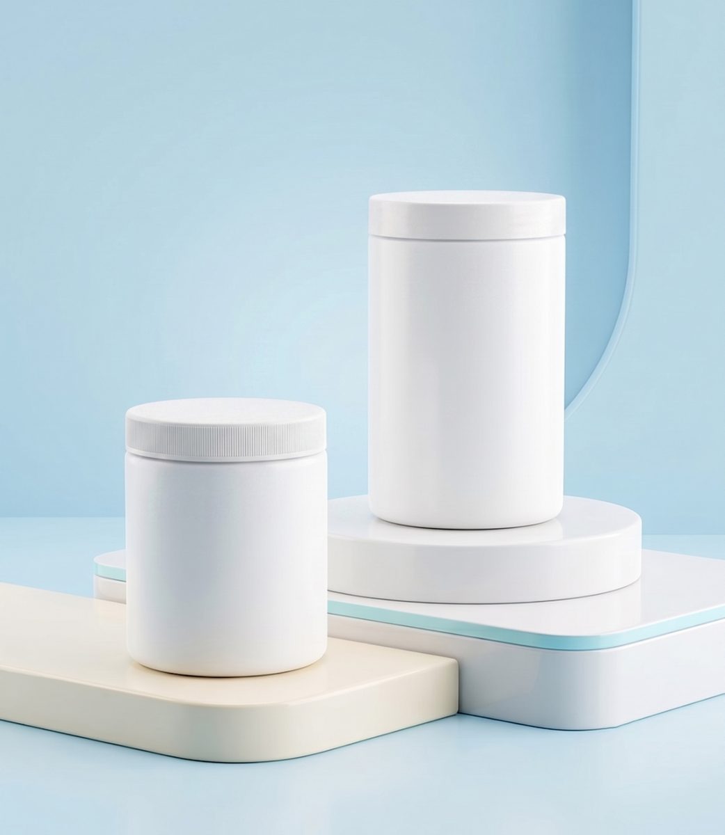 Cream and cosmetic jars